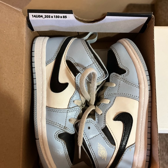 Jordan Toddler 1 Mid Ice Blue - Picture 4 of 6